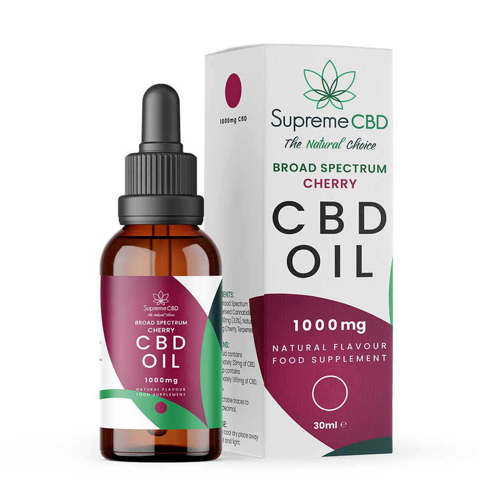 SupremeCBD Cherry Flavoured Oil 30ml (1000mg)