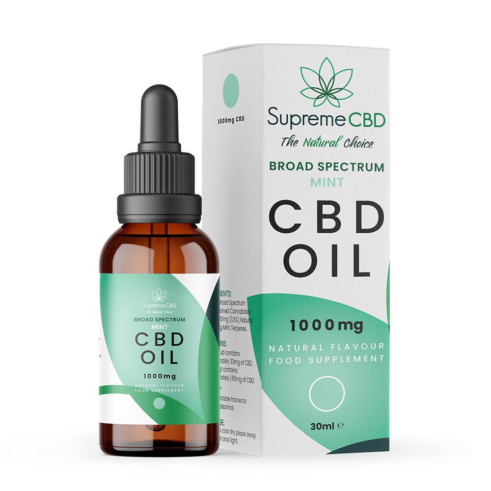 SupremeCBD Mint Flavoured Oil 30ml (1000mg)