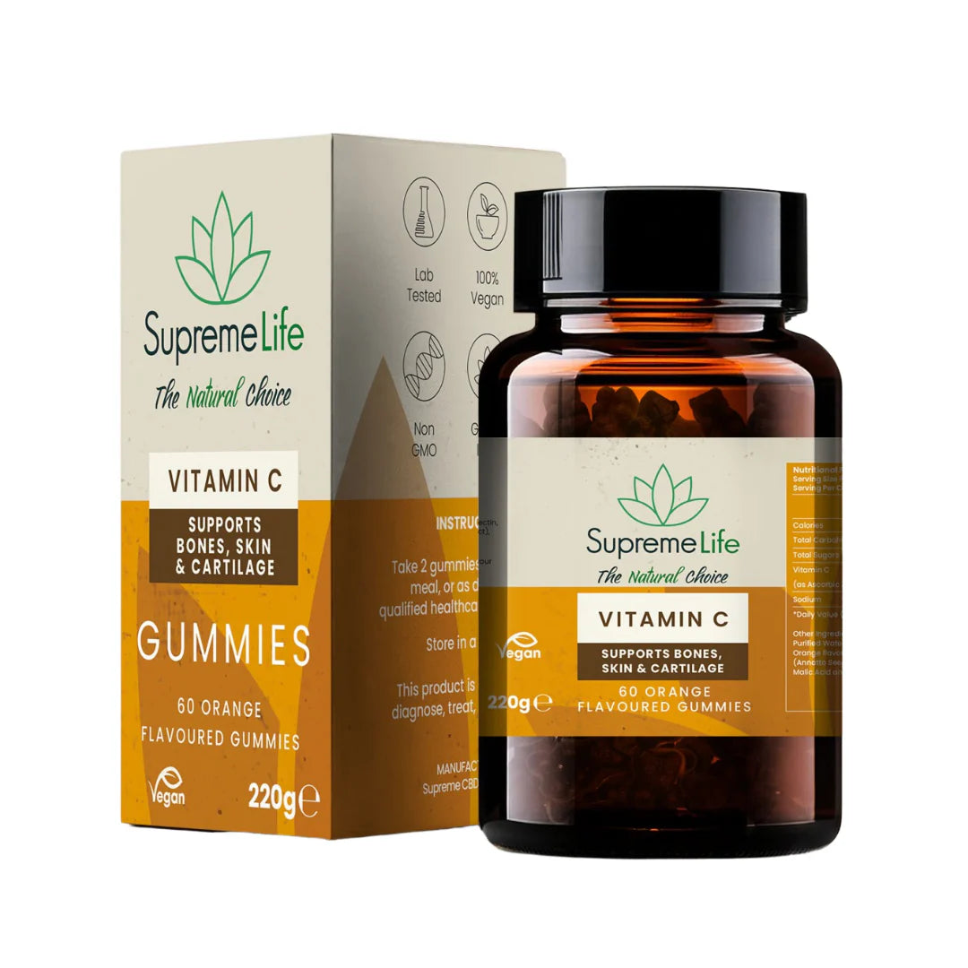 Supreme Life Vitamin C Gummies (60x Orange Flavour Gummies)