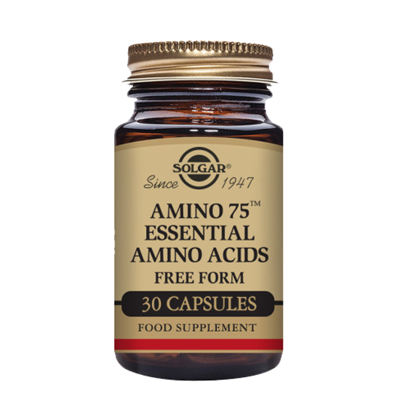 Solgar Amino 75 Essential Amino Acids Vegetable Capsules