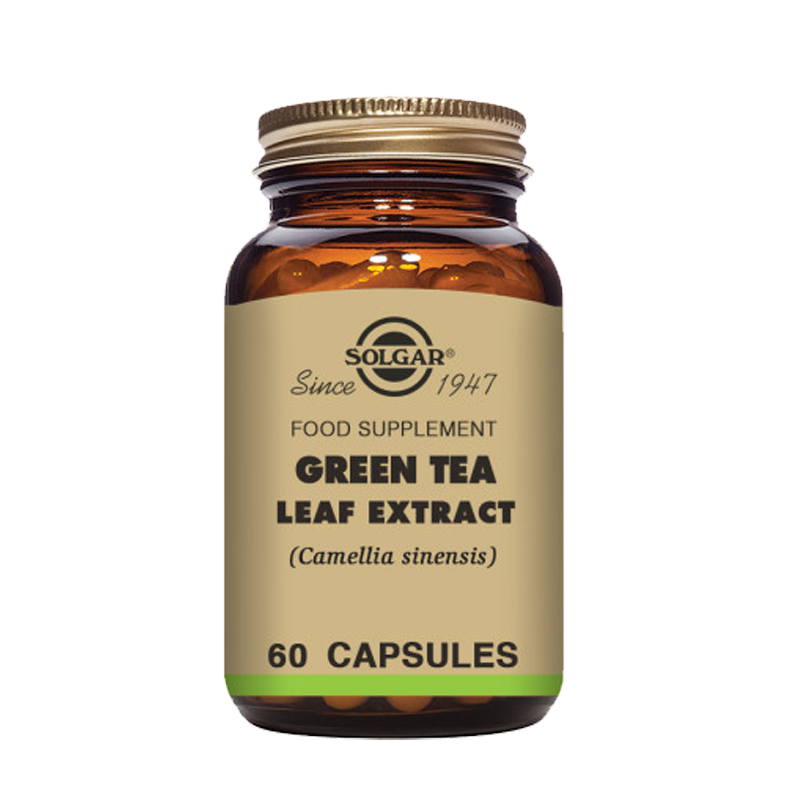 Solgar Green Tea Leaf Extract Vegetable Capsules - Pack of 60