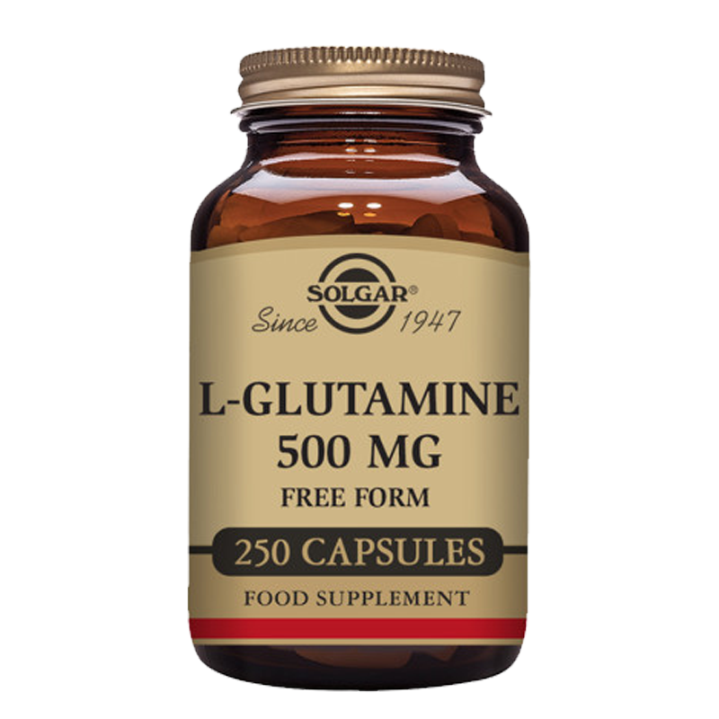 Solgar L-Glutamine 500 mg Vegetable Capsules