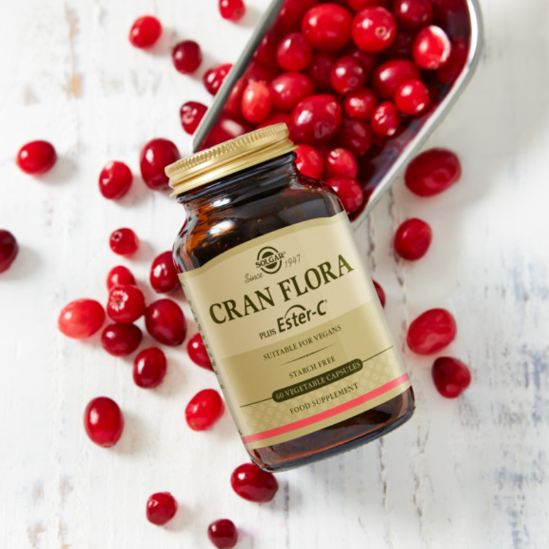 Solgar Cran Flora Cranberry Vegetable Capsules - Pack of 60