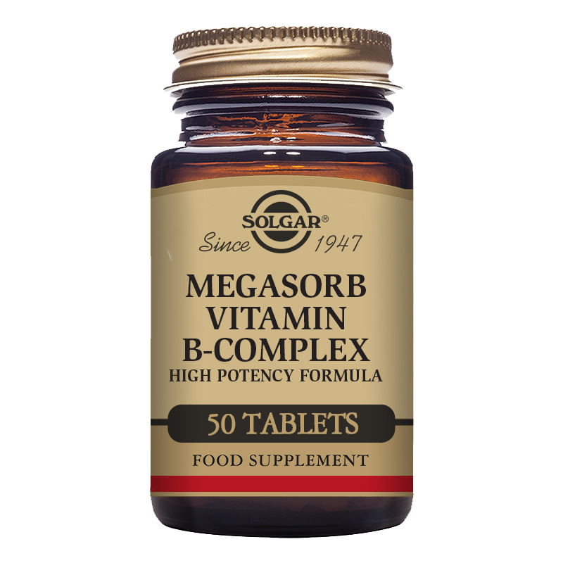 Solgar Megasorb Vitamin B-Complex High Potency Tablets