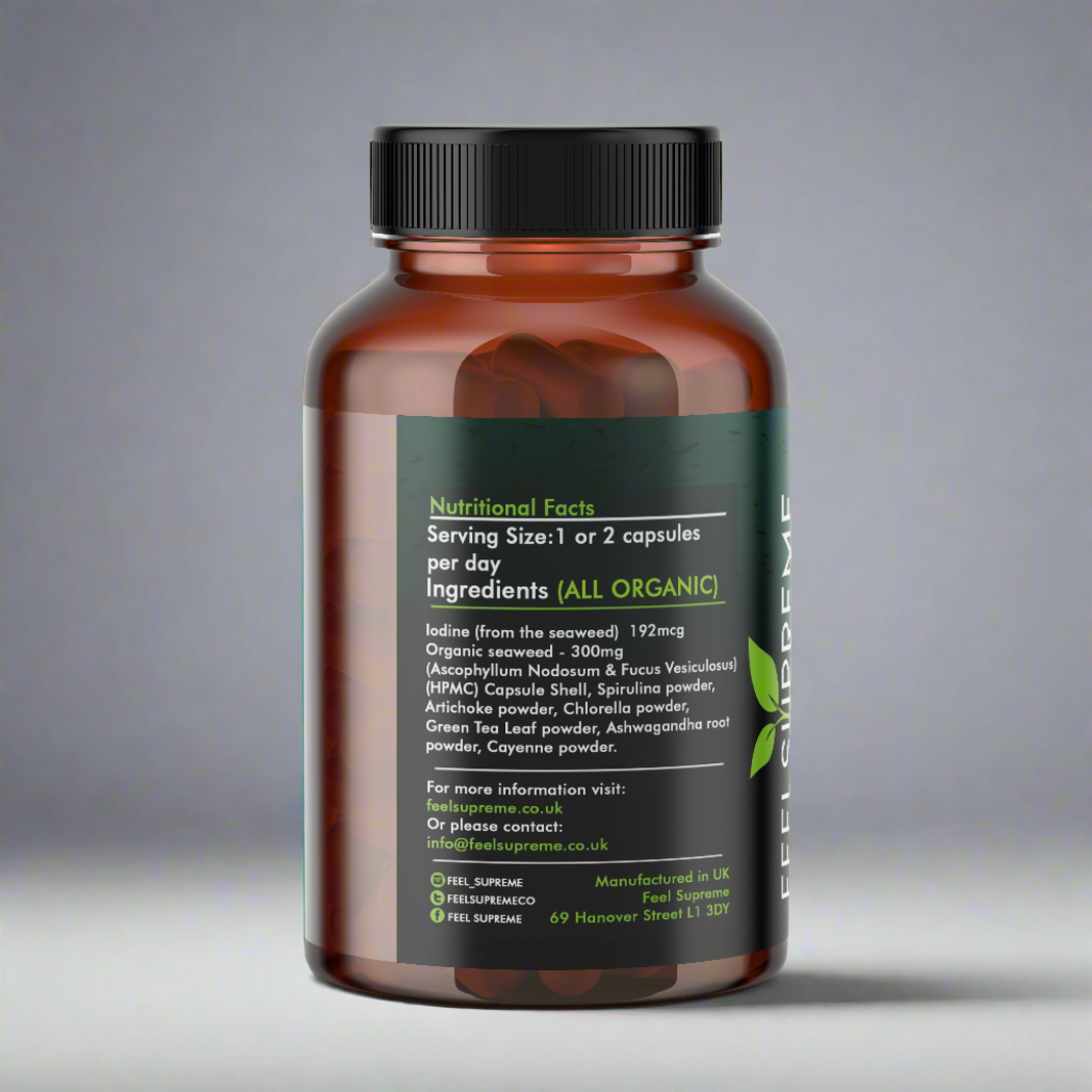 Feel Supreme Seaweed Blend | With Chlorella, Spirulina and Ashwagandha