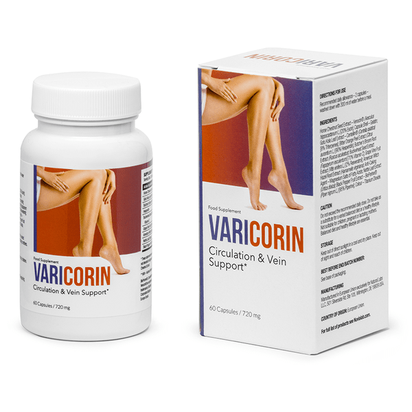 Varicorin Circulation & Vein Support 60 Capsules