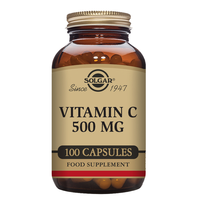 Solgar Vitamin C 500 mg Vegetable Capsules - Pack of 100