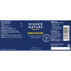 Higher Nature Ginkgo Biloba