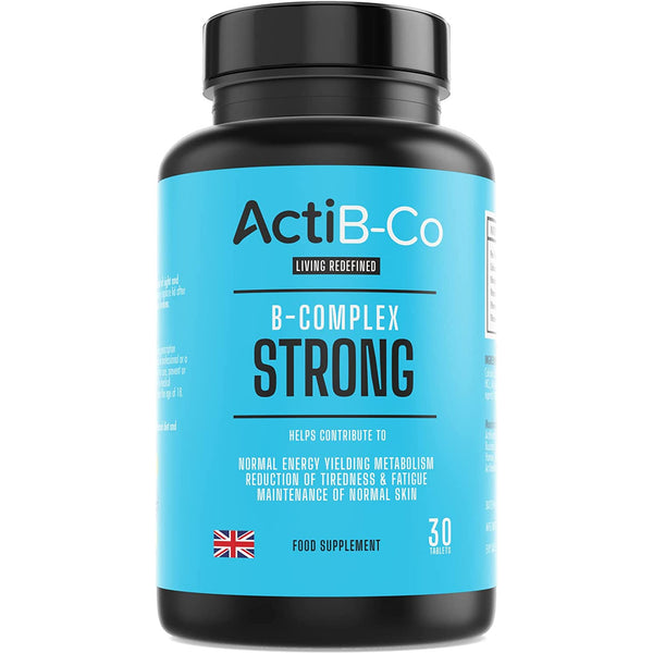 ActiB-Co B-Complex Strong 30 Tablets B Vitamins Vegan & Vegetarian Immune System Support