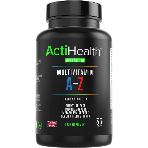 ActiHealth Multi-Vitamin A-Z for Men & Women 35 Tablets Easy To Swallow