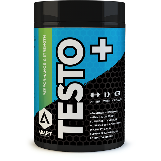 Adapt Nutrition Testo Plus Caps 120 New Batch